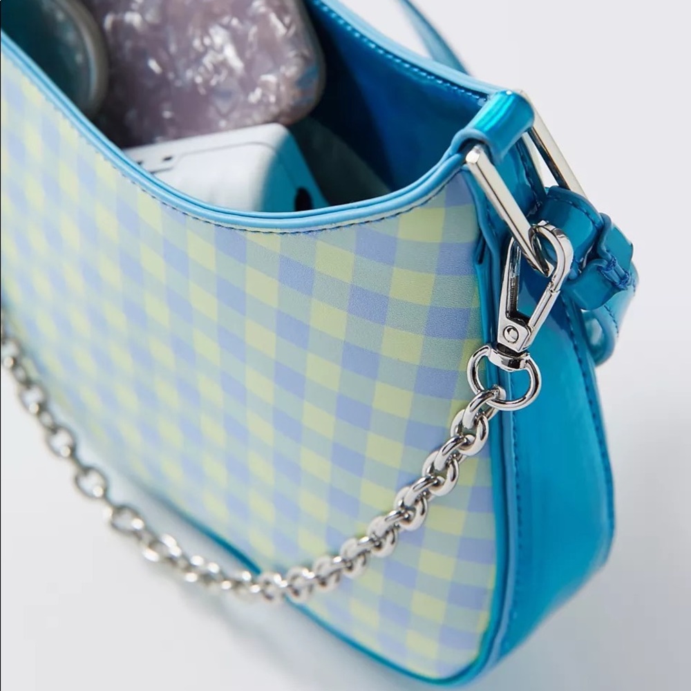 Urban Outfitters Beth Baguette Bag NWT - Blue - Picture 3 of 8